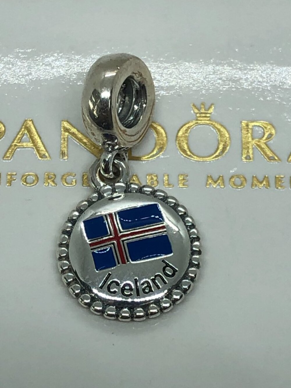 ✨🔥Pandora ICELAND Flag Exclusive Charm